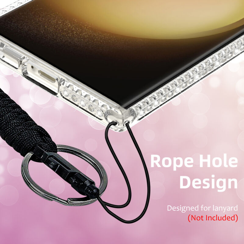 Case Liquid Bling Hybrid For Samsung Galaxy S23