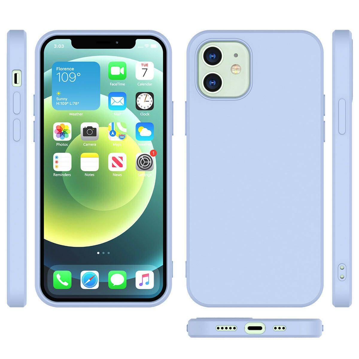 Liquid Silicone Case Soft for iPhone 12 Pro/Max/Mini - carolay.co