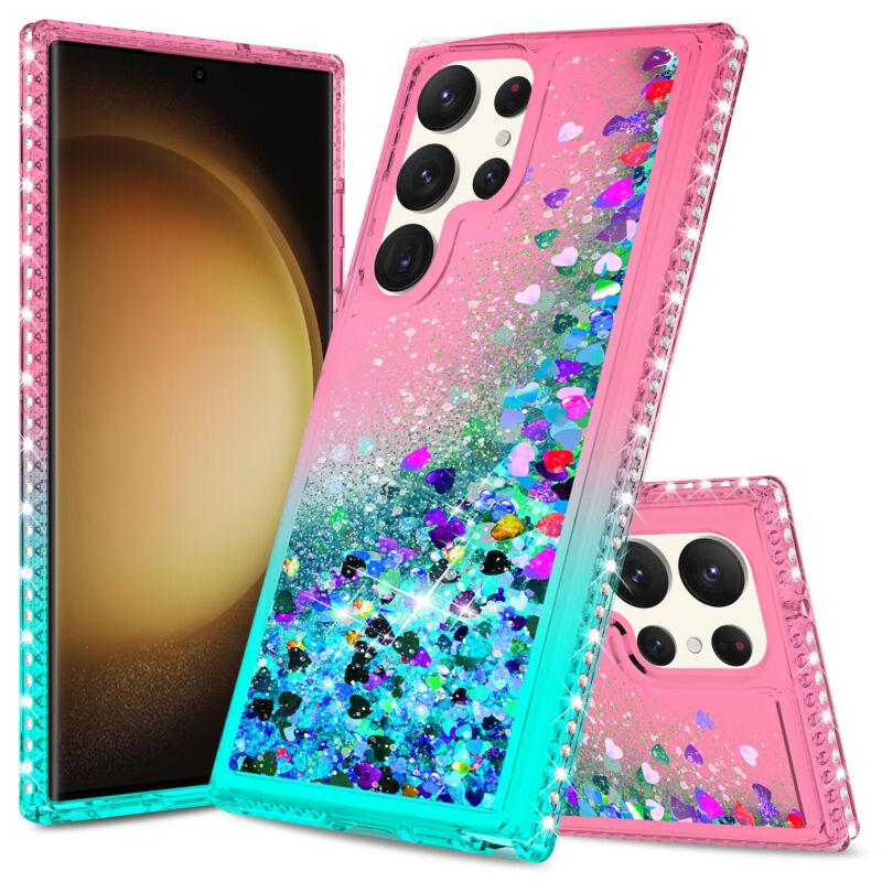 Case Liquid Bling Hybrid For Samsung Galaxy S23