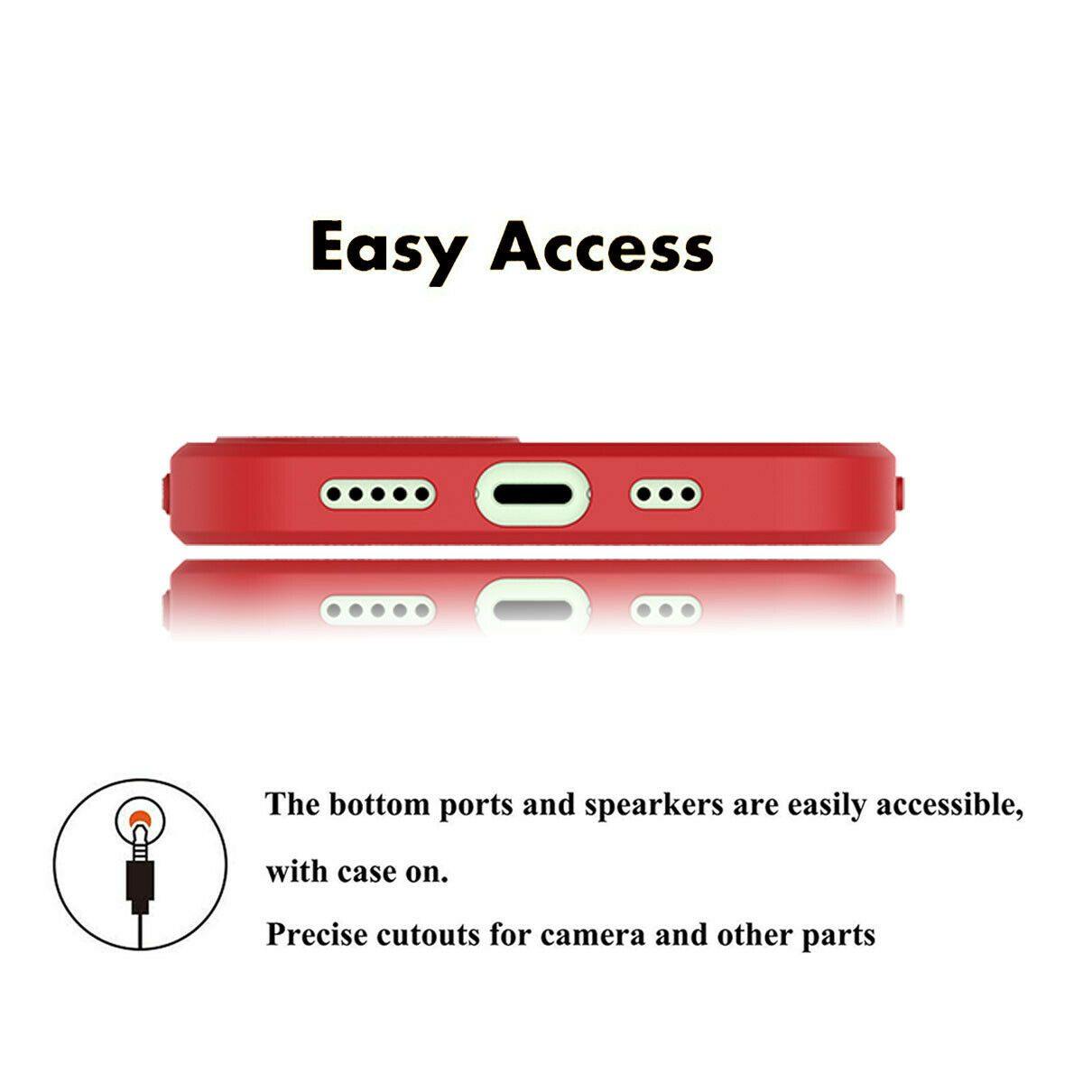 Liquid Silicone Case Soft for iPhone 12 Pro/Max/Mini - carolay.co