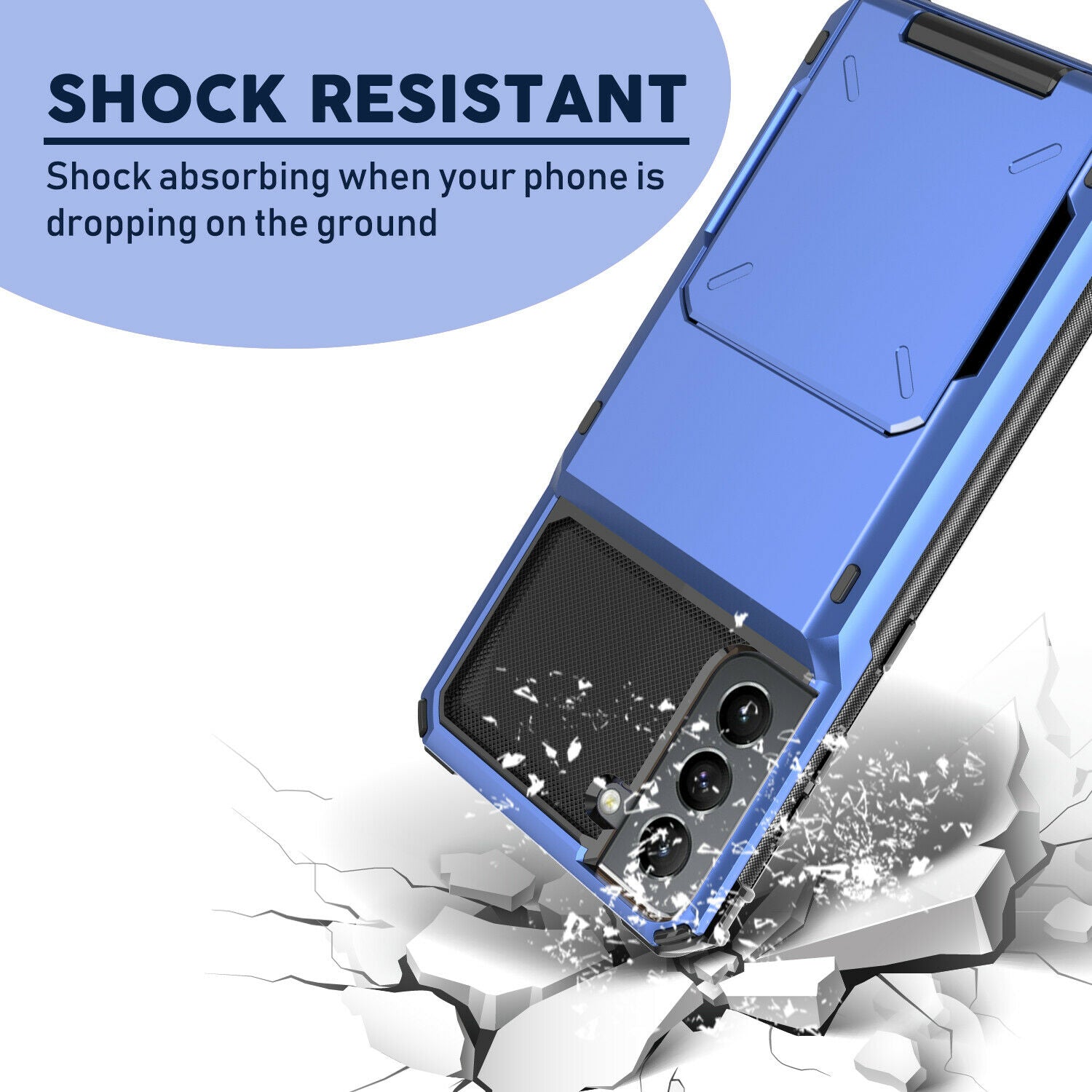 Case Card Slots Holder Wallet Rugged for Samsung Galaxy series - carolay.co