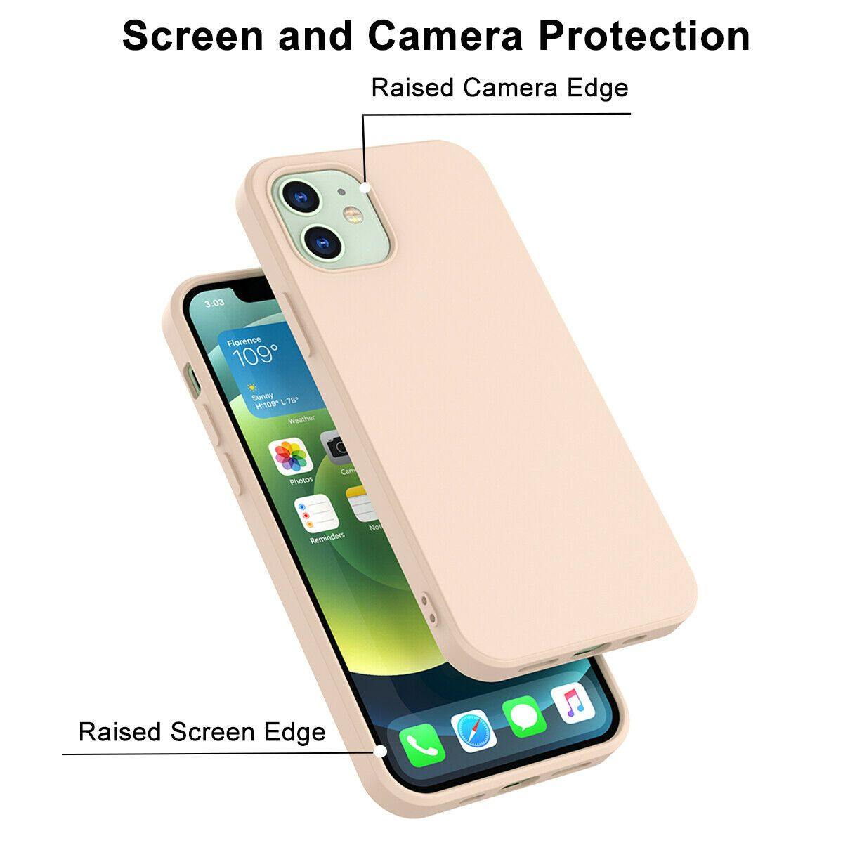 Liquid Silicone Case Soft for iPhone 12 Pro/Max/Mini - carolay.co