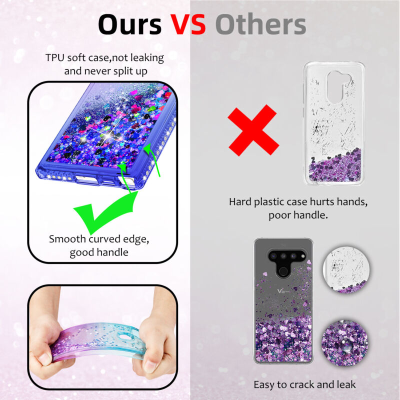Case Liquid Bling Hybrid For Samsung Galaxy S23