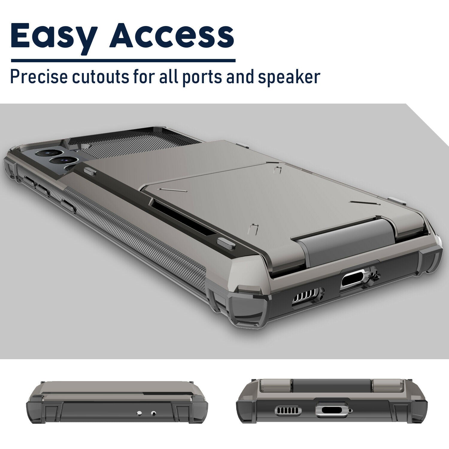 Case Card Slots Holder Wallet Rugged for Samsung Galaxy series - carolay.co