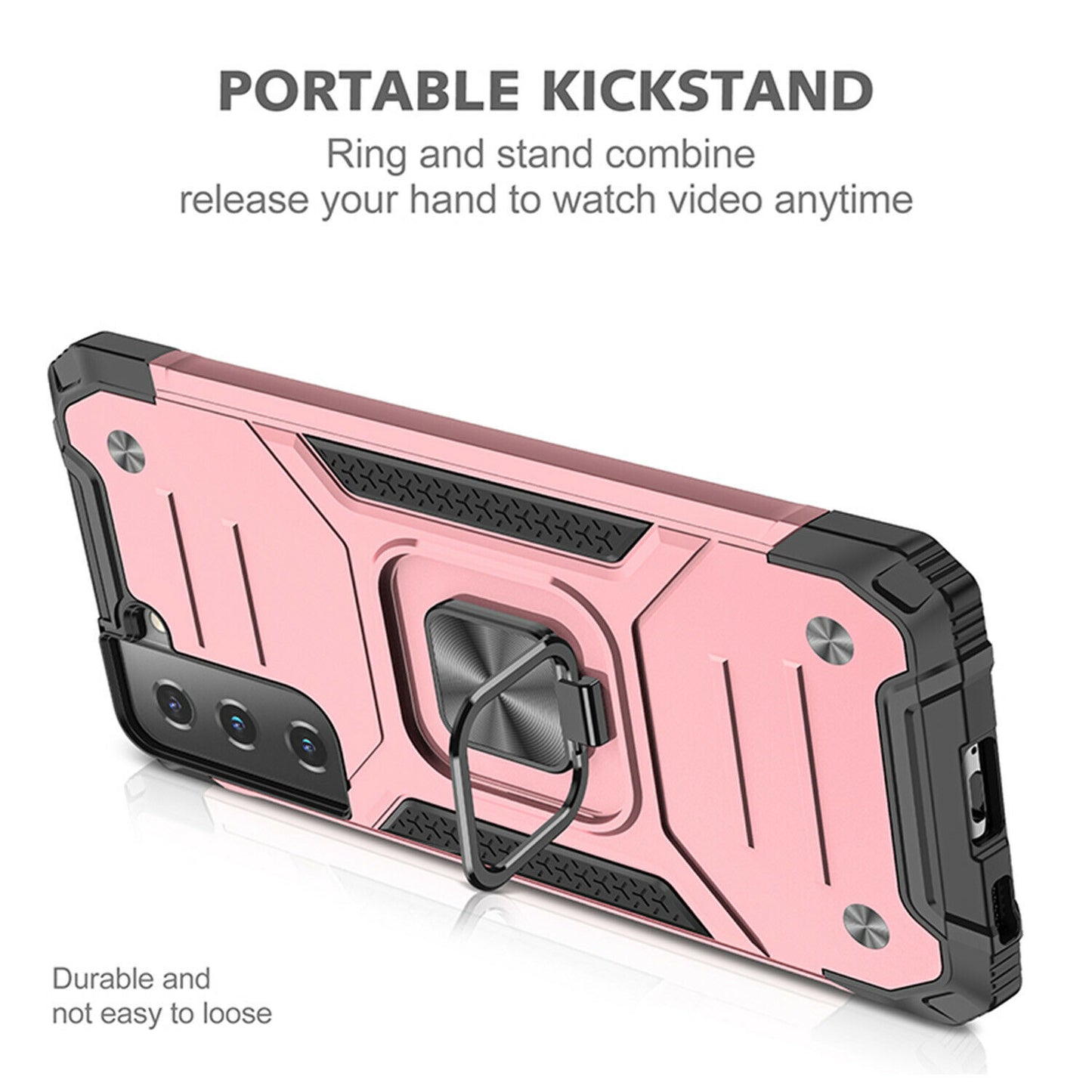 Case Shockproof Magnetic Ring for Samsung Galaxy S21/Ultra/Plus - carolay.co