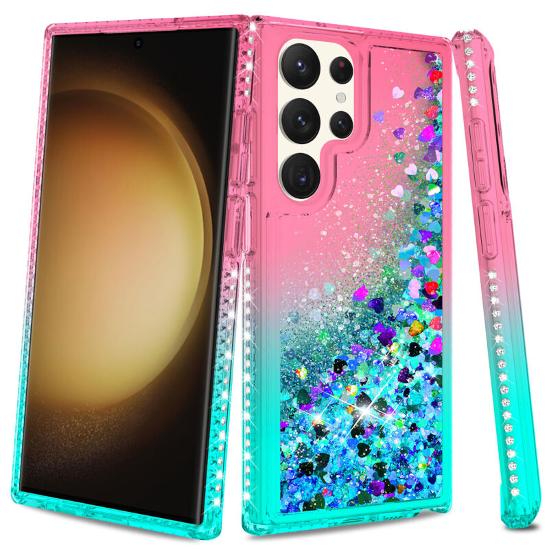 Case Liquid Bling Hybrid For Samsung Galaxy S23