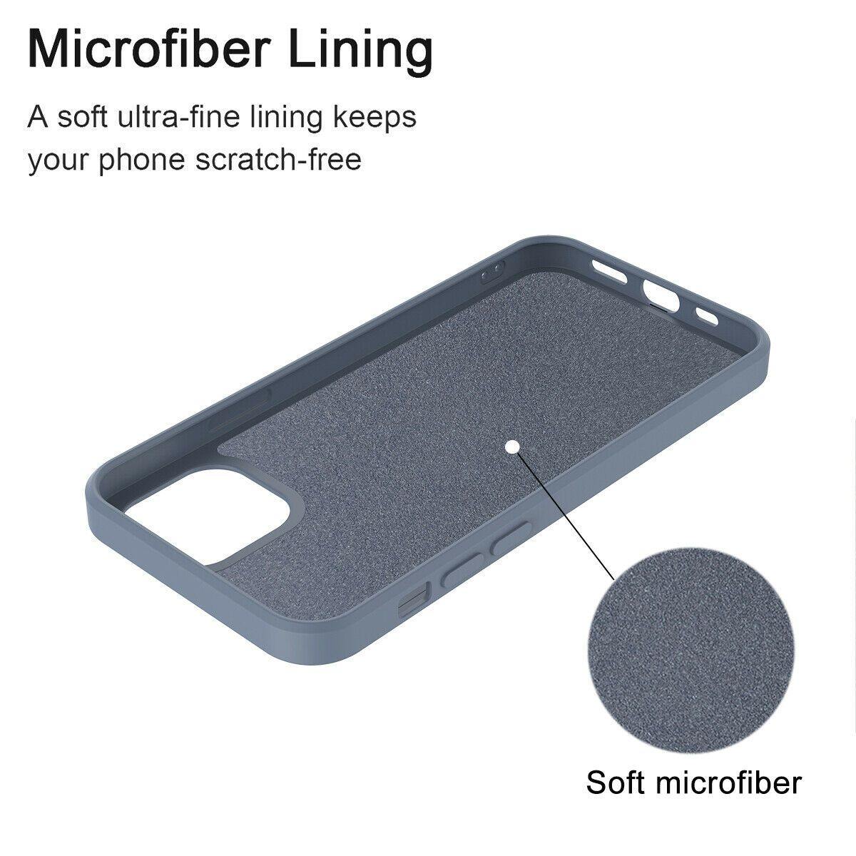 Liquid Silicone Case Soft for iPhone 12 Pro/Max/Mini - carolay.co