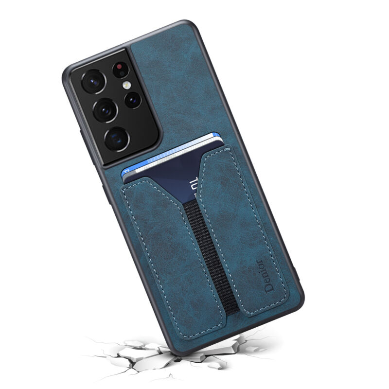 Shockproof Leather Card Holder Case Samsung S23