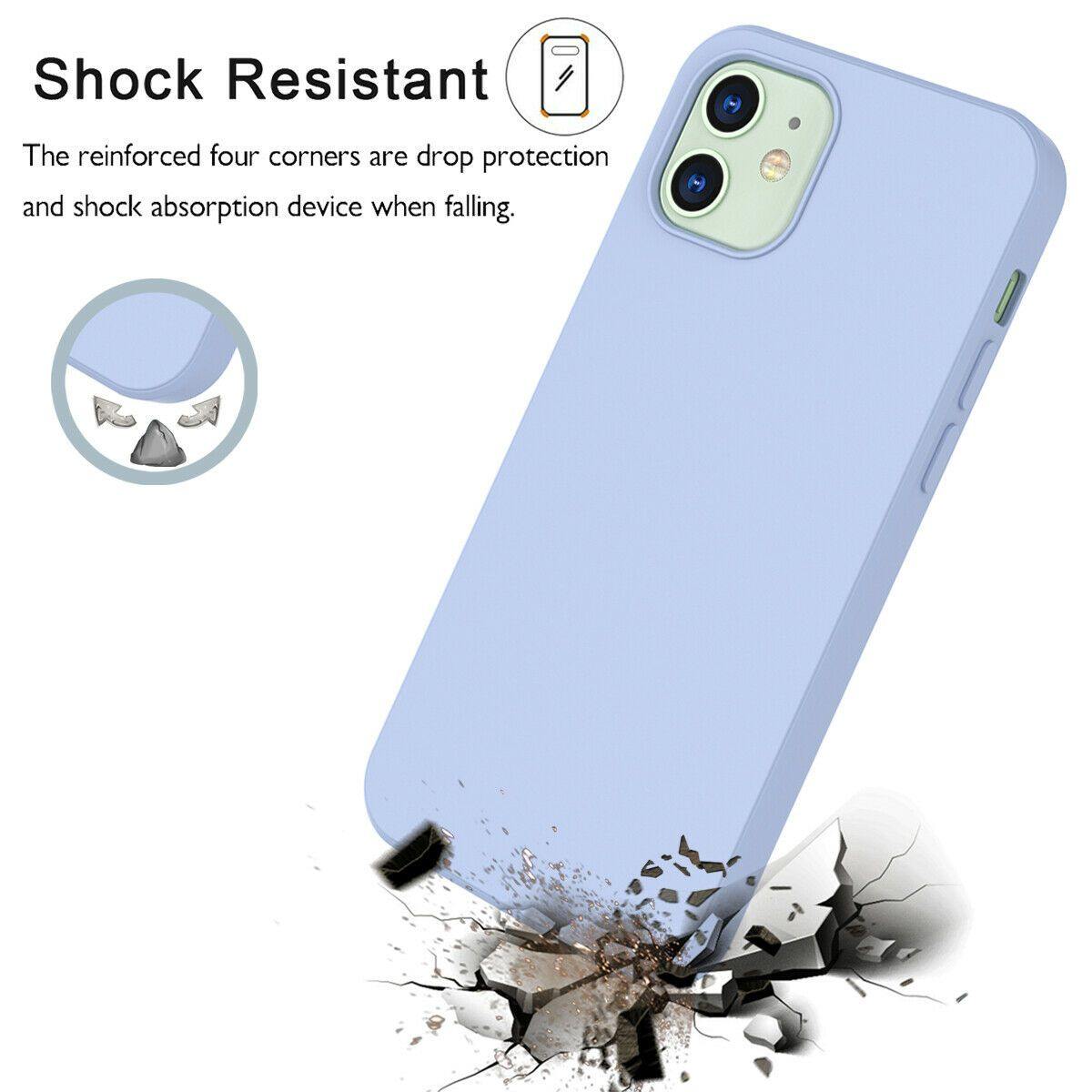 Liquid Silicone Case Soft for iPhone 12 Pro/Max/Mini - carolay.co