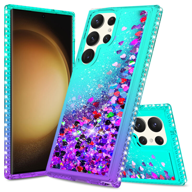 Case Liquid Bling Hybrid For Samsung Galaxy S23