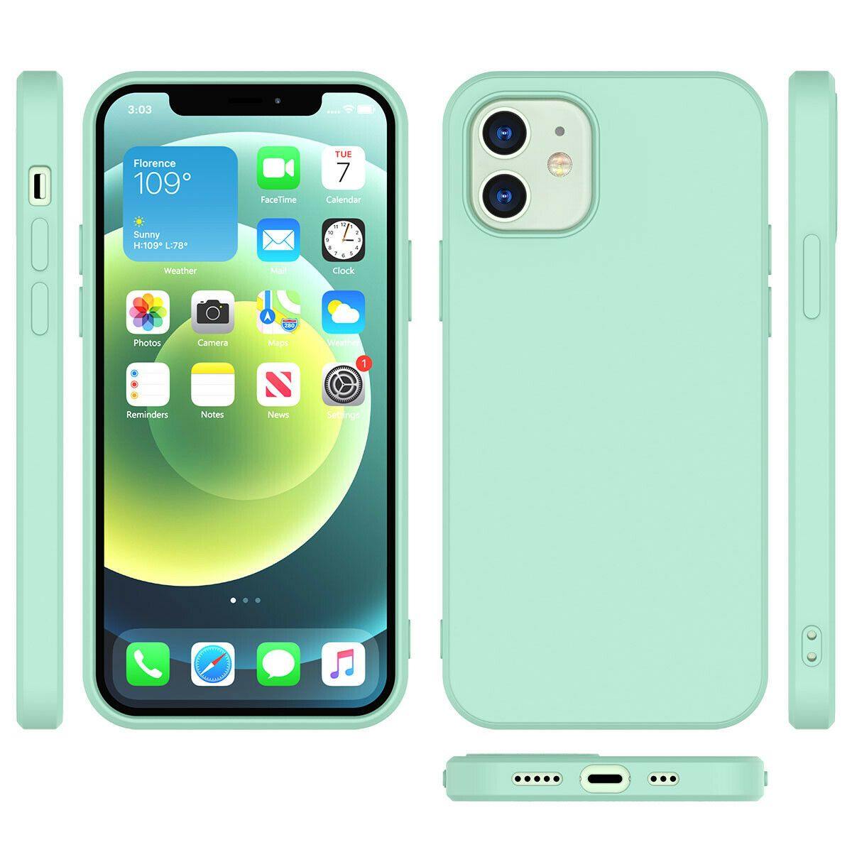 Liquid Silicone Case Soft for iPhone 12 Pro/Max/Mini - carolay.co