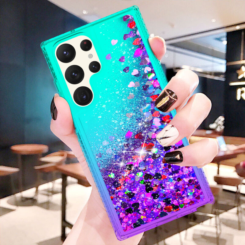 Case Liquid Bling Hybrid For Samsung Galaxy S23