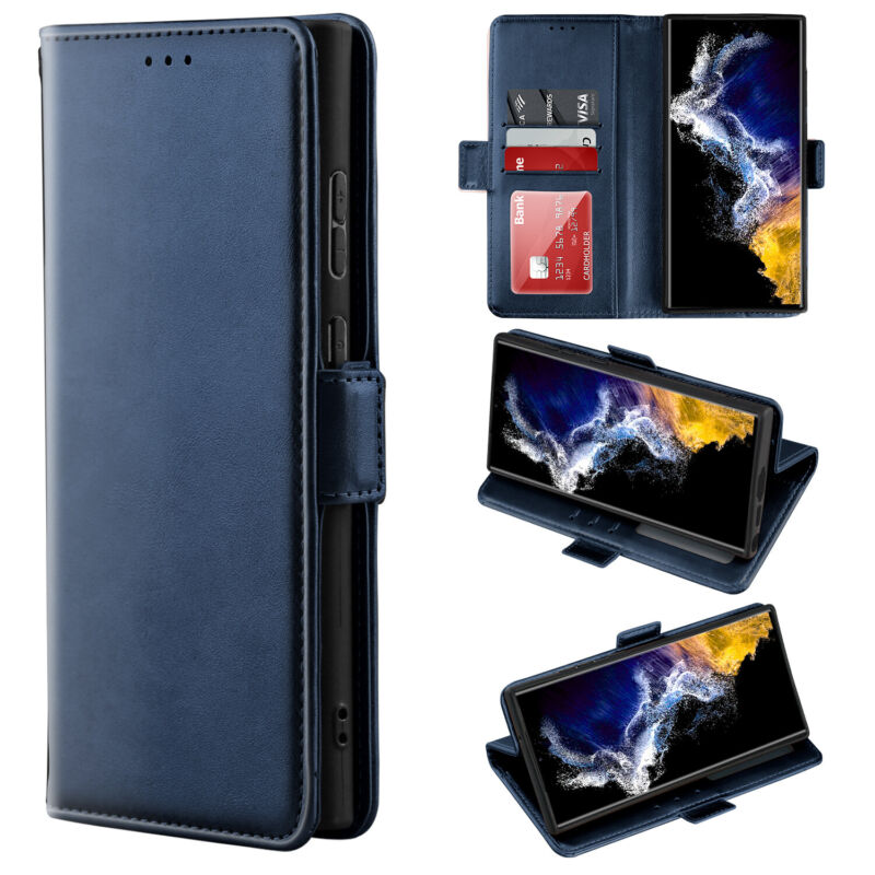 Shielding Flip Wallet Case with Card Slots Samsung S23