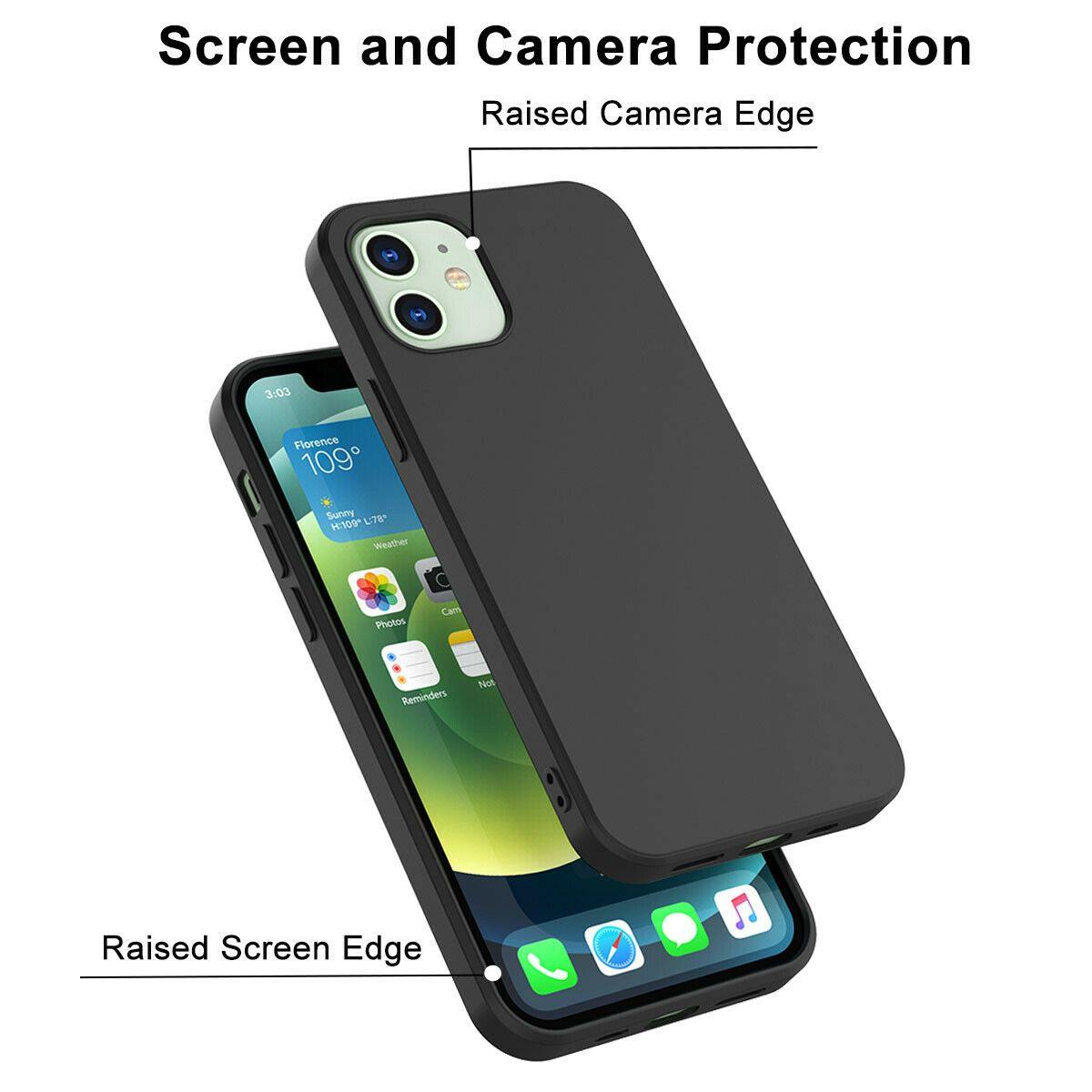 Liquid Silicone Case Soft for iPhone 12 Pro/Max/Mini - carolay.co