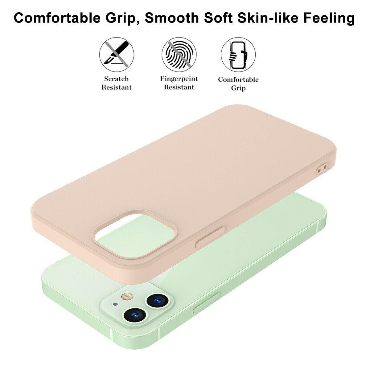 Liquid Silicone Case Soft for iPhone 12 Pro/Max/Mini - carolay.co