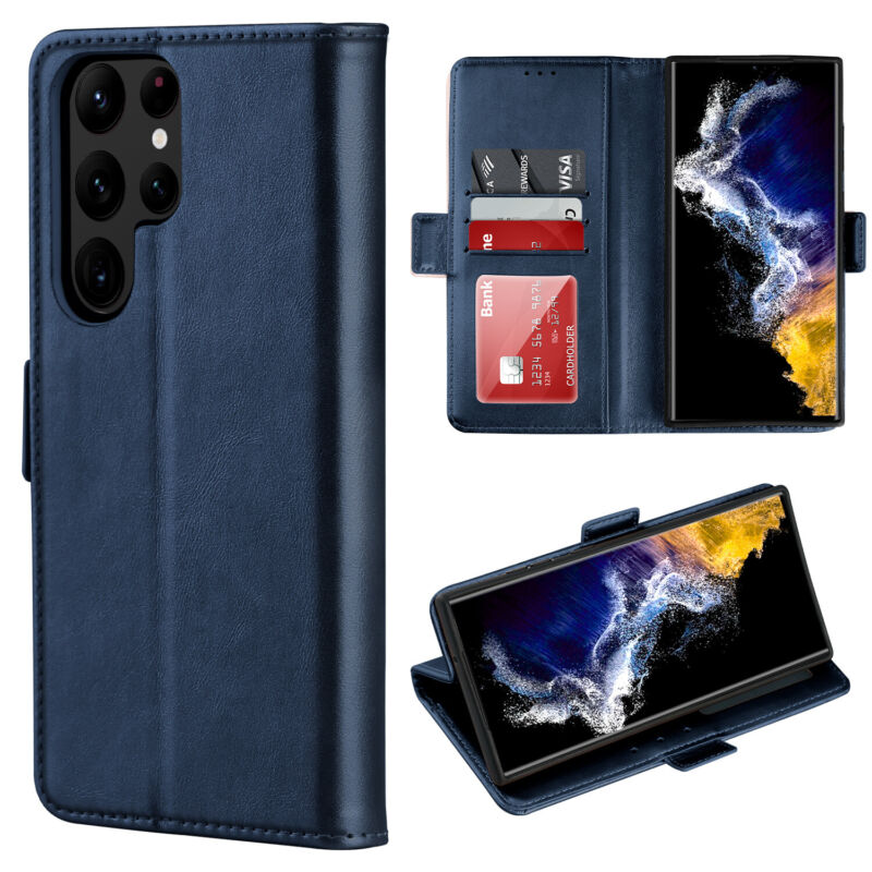 Shielding Flip Wallet Case with Card Slots Samsung S23