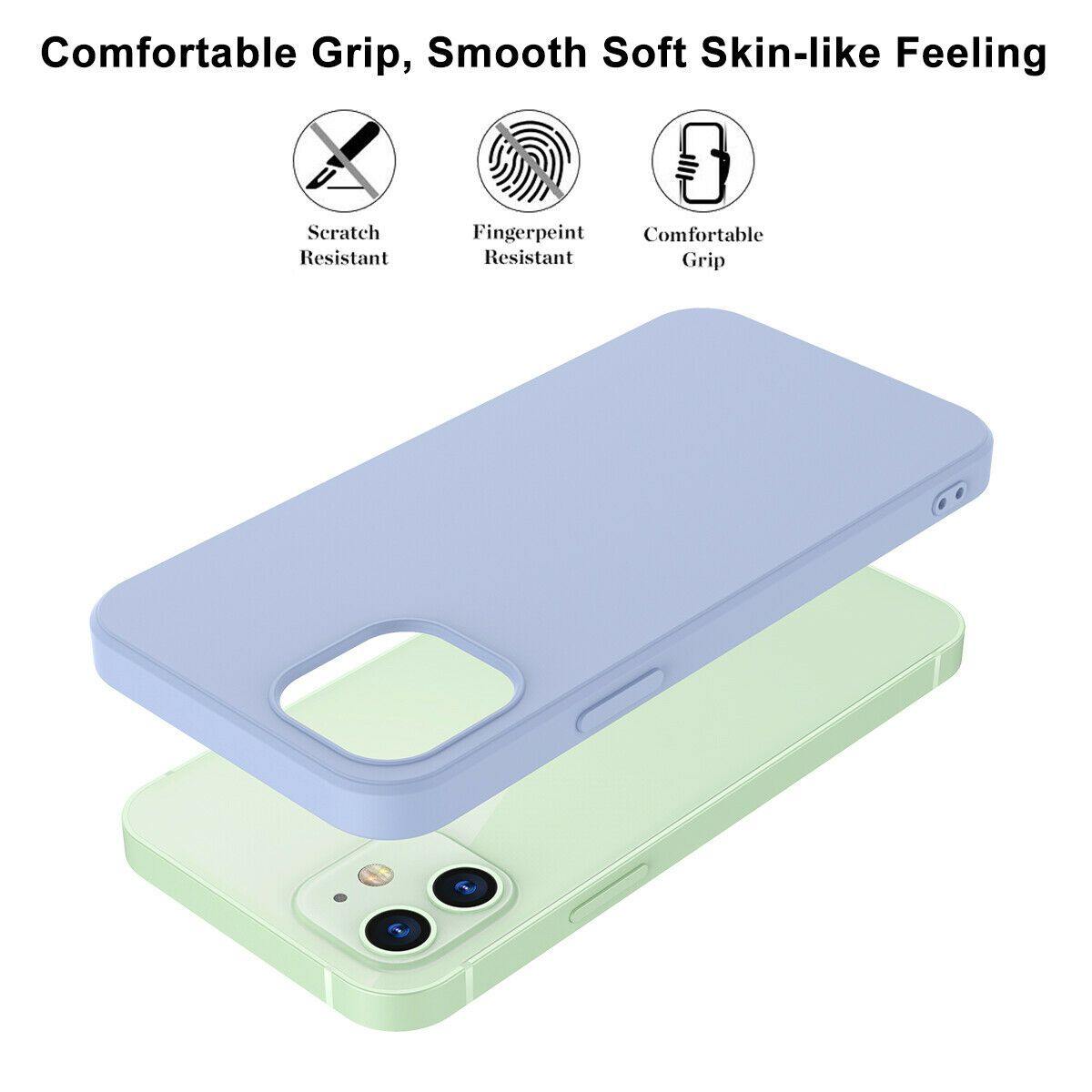 Liquid Silicone Case Soft for iPhone 12 Pro/Max/Mini - carolay.co