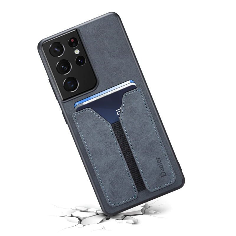 Shockproof Leather Card Holder Case Samsung S23