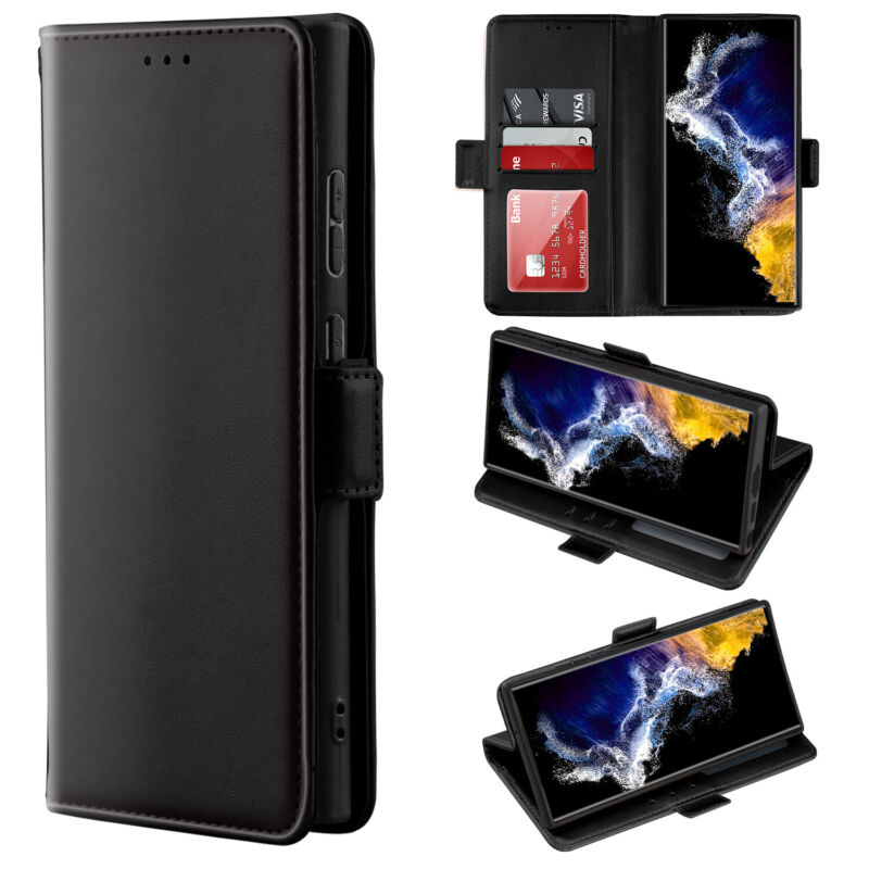 Shielding Flip Wallet Case with Card Slots Samsung S23