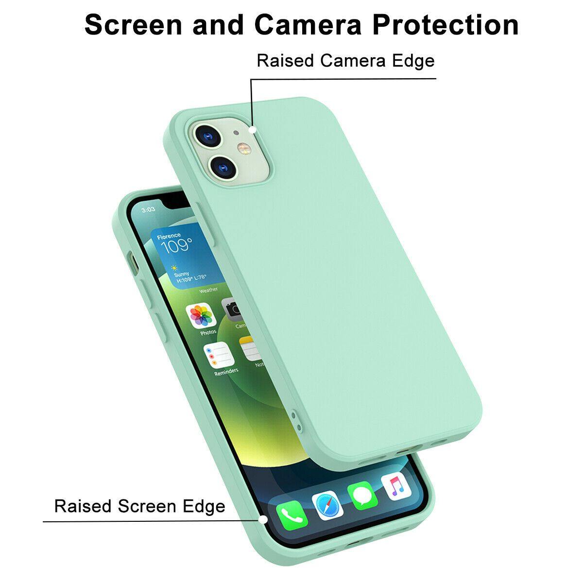 Liquid Silicone Case Soft for iPhone 12 Pro/Max/Mini - carolay.co