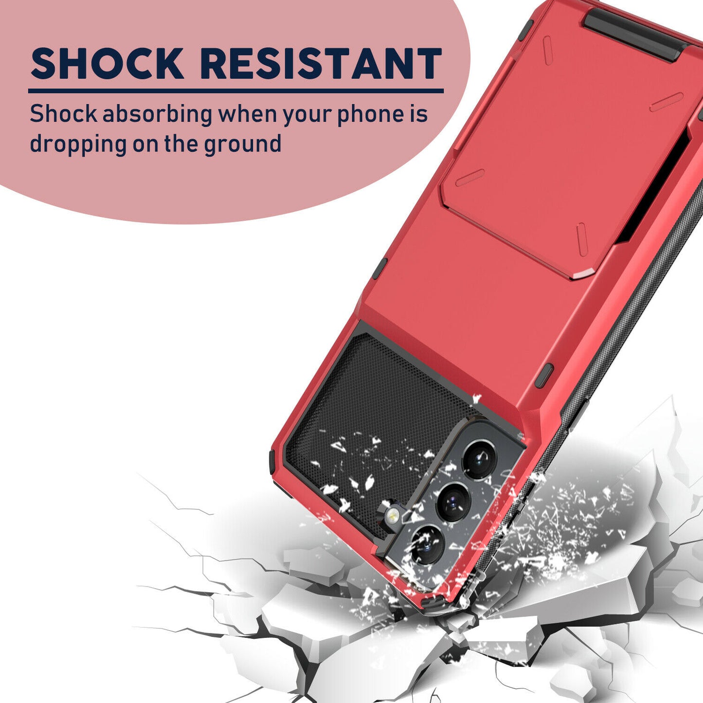 Case Card Slots Holder Wallet Rugged for Samsung Galaxy series - carolay.co