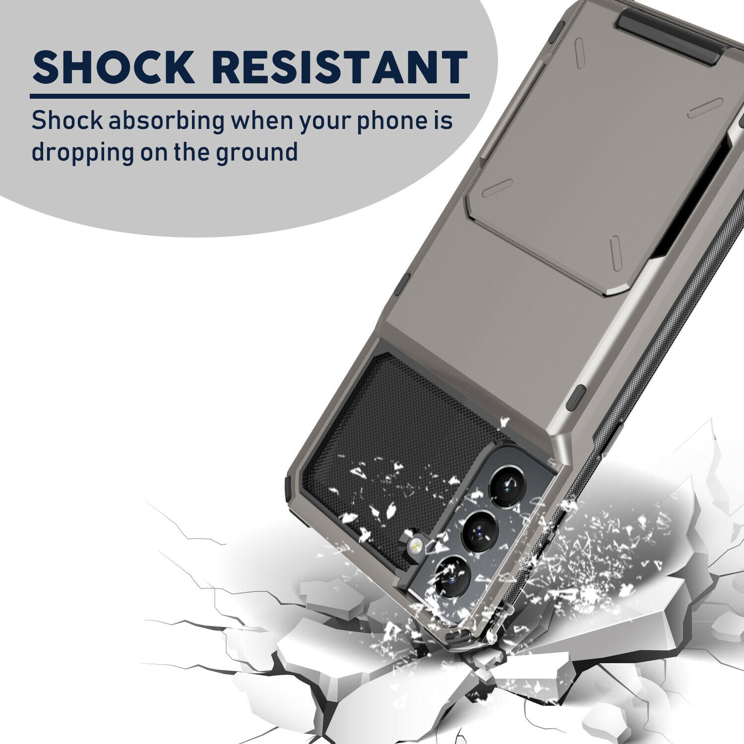Case Card Slots Holder Wallet Rugged for Samsung Galaxy series - carolay.co