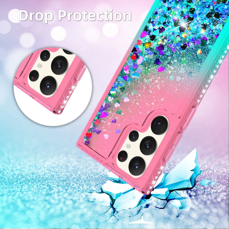 Case Liquid Bling Hybrid For Samsung Galaxy S23
