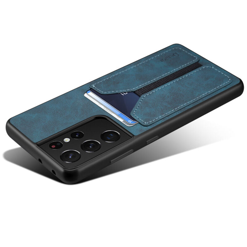 Shockproof Leather Card Holder Case Samsung S23