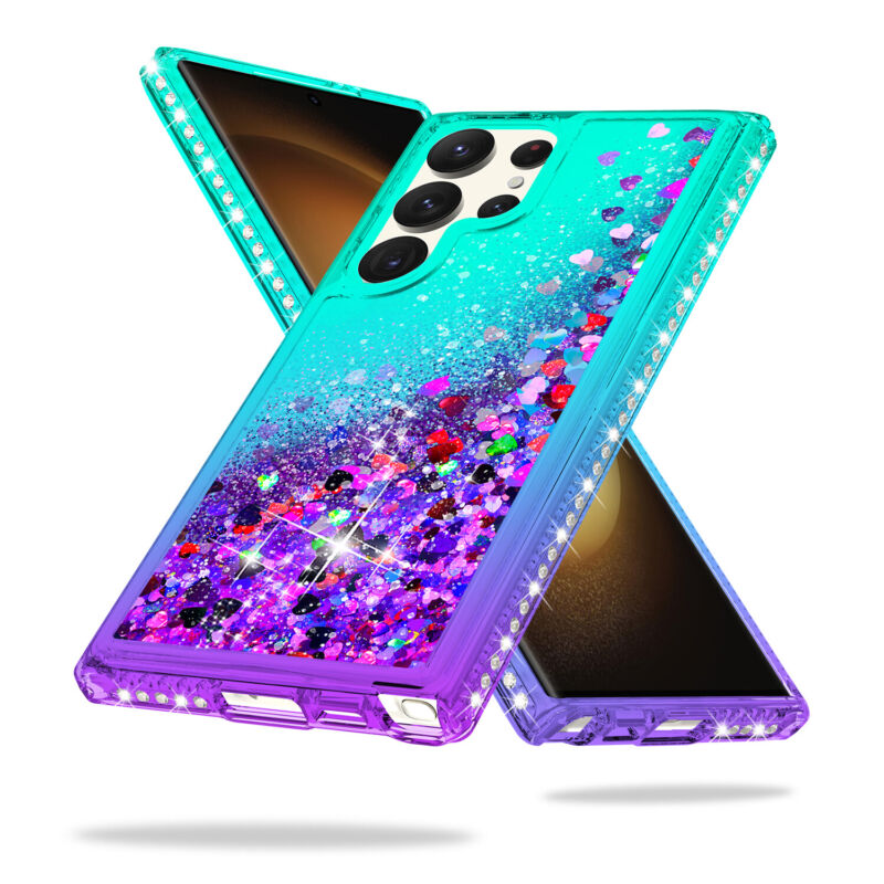 Case Liquid Bling Hybrid For Samsung Galaxy S23