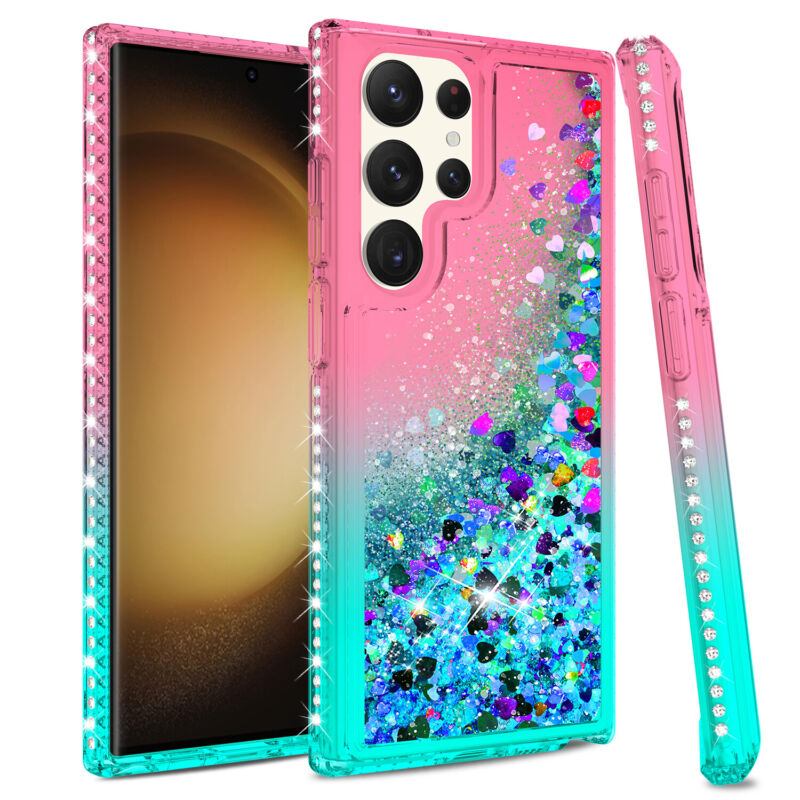 Case Liquid Bling Hybrid For Samsung Galaxy S23