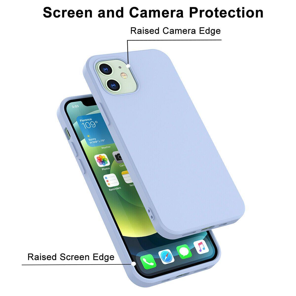 Liquid Silicone Case Soft for iPhone 12 Pro/Max/Mini - carolay.co