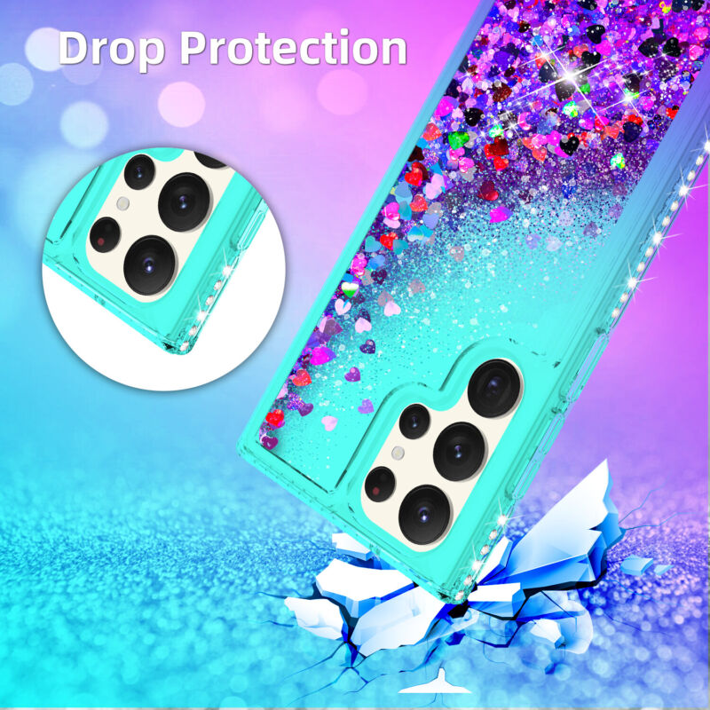 Case Liquid Bling Hybrid For Samsung Galaxy S23