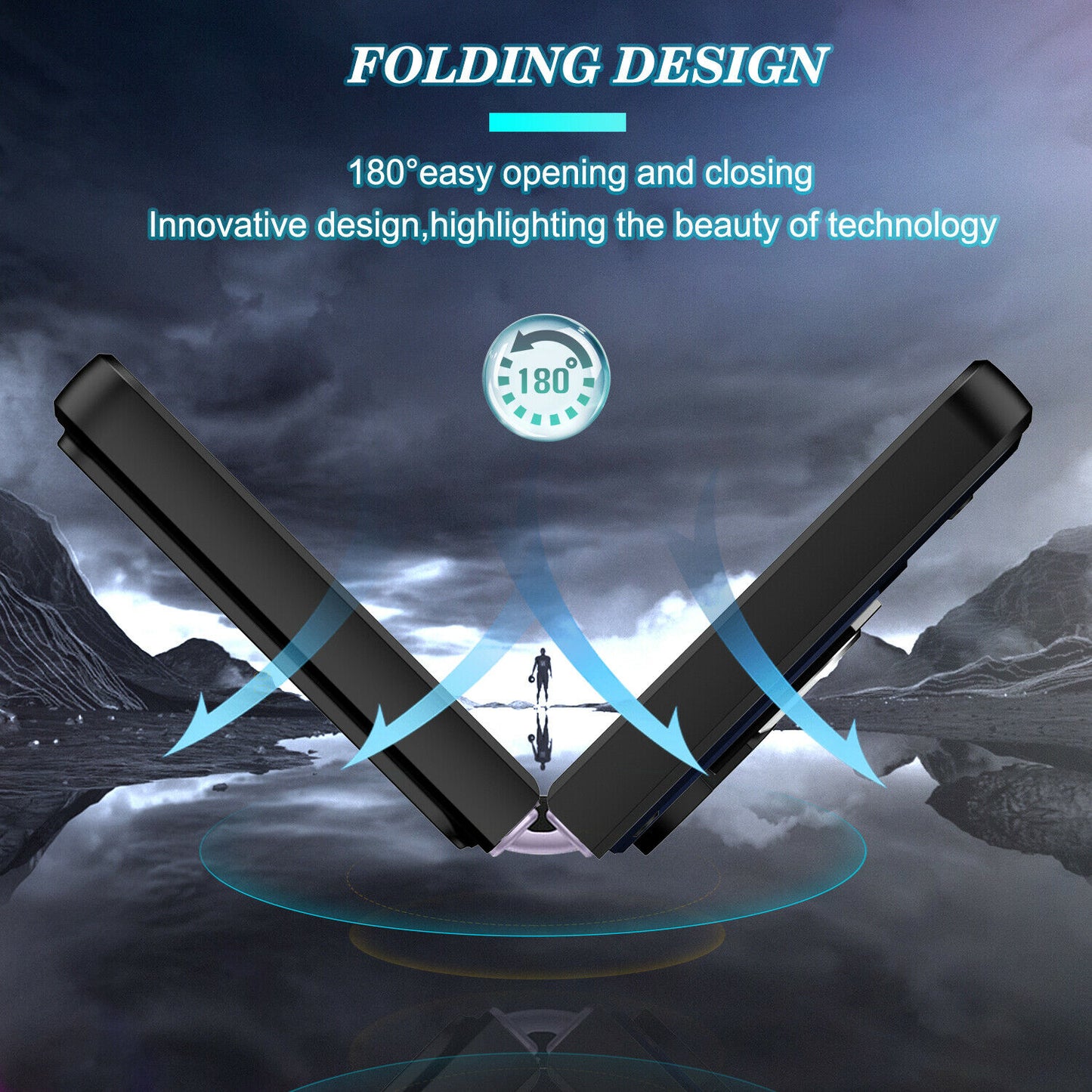 Hybrid Armor Ring Stand Case Samsung Z Flip 3 5G