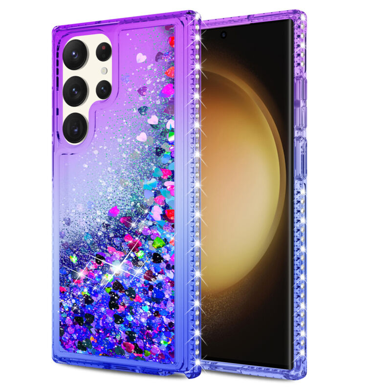 Case Liquid Bling Hybrid For Samsung Galaxy S23