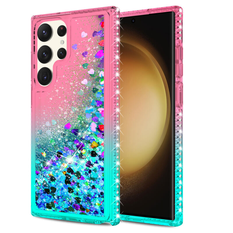 Case Liquid Bling Hybrid For Samsung Galaxy S23