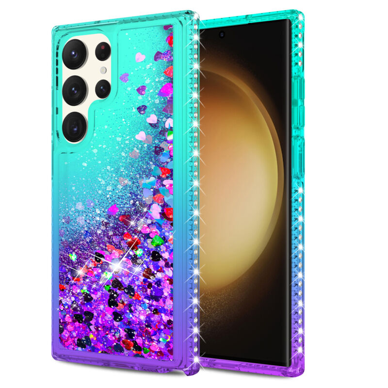 Case Liquid Bling Hybrid For Samsung Galaxy S23