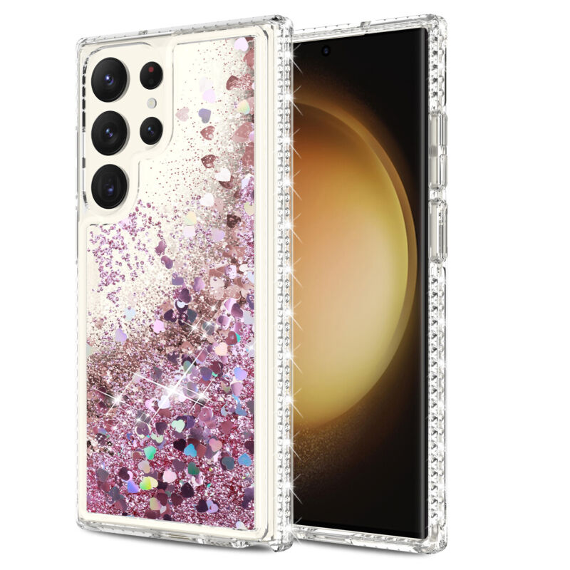 Case Liquid Bling Hybrid For Samsung Galaxy S23