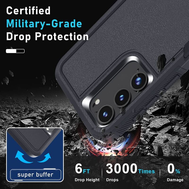 Dual Layer Protective Case For Samsung S23