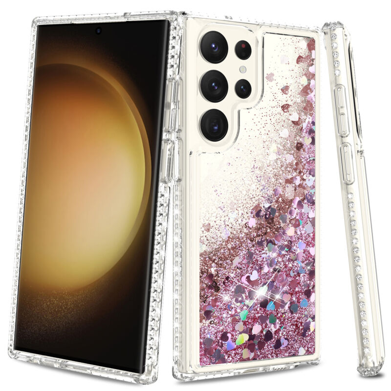 Case Liquid Bling Hybrid For Samsung Galaxy S23