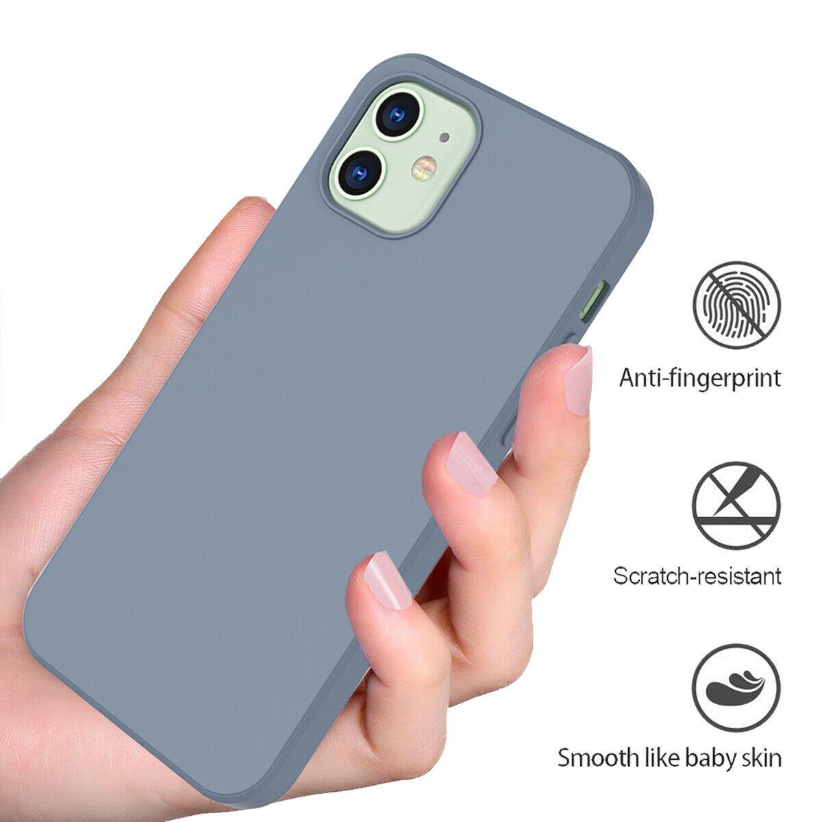 Liquid Silicone Case Soft for iPhone 12 Pro/Max/Mini - carolay.co