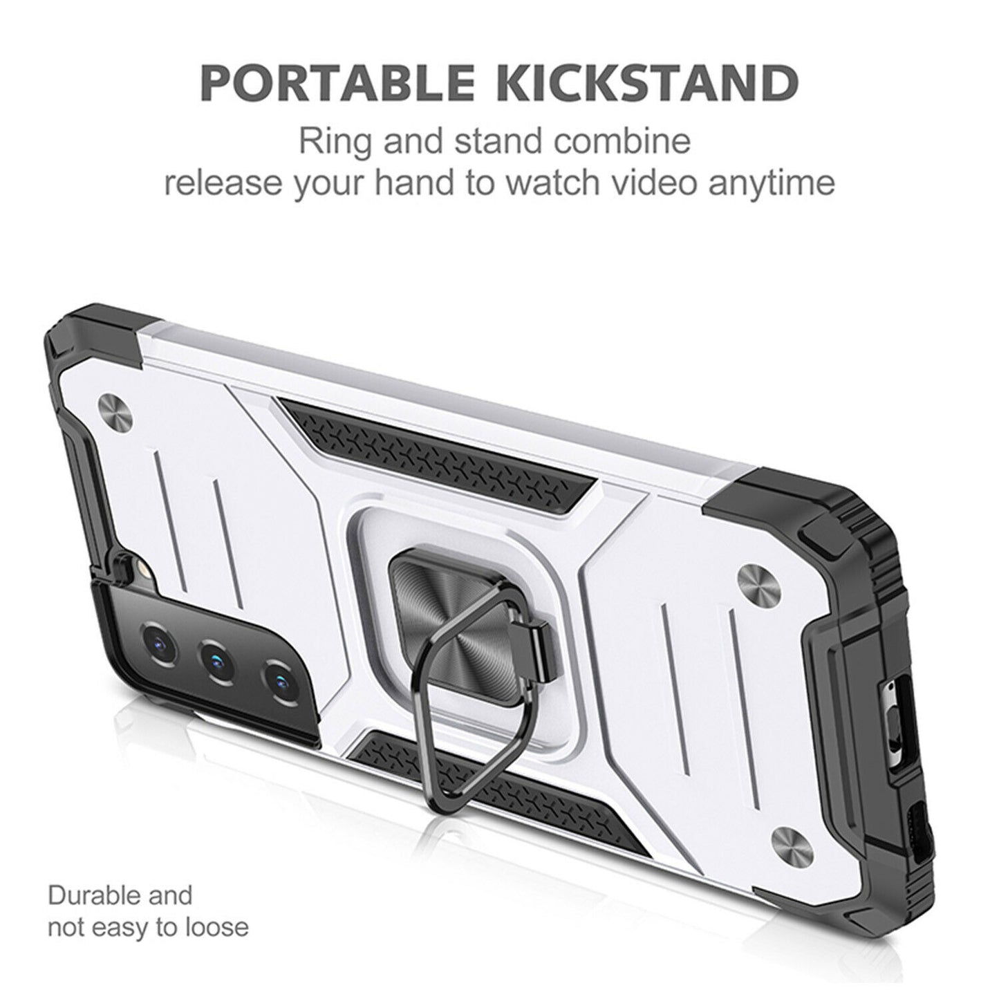Case Shockproof Magnetic Ring for Samsung Galaxy S21/Ultra/Plus - carolay.co