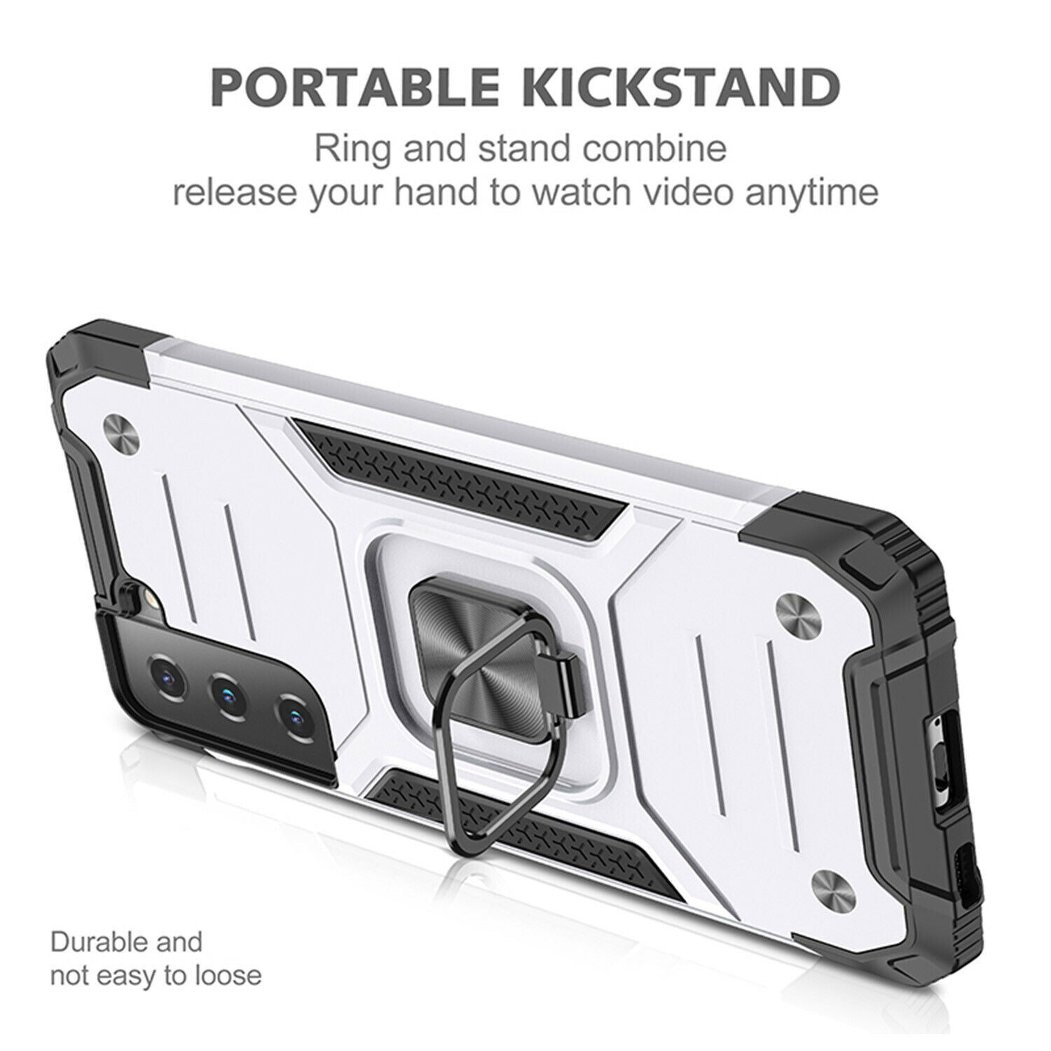 Case Shockproof Magnetic Ring for Samsung Galaxy S21/Ultra/Plus - carolay.co