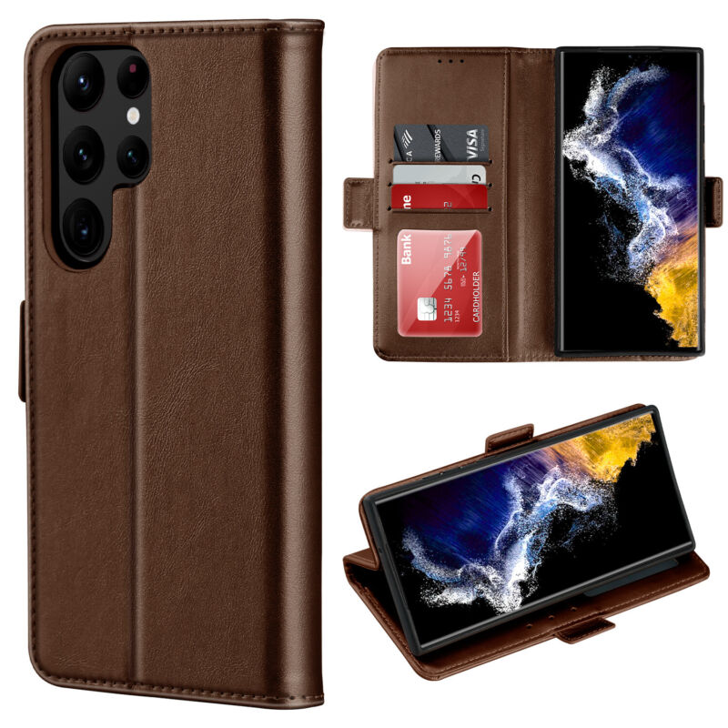 Shielding Flip Wallet Case with Card Slots Samsung S23