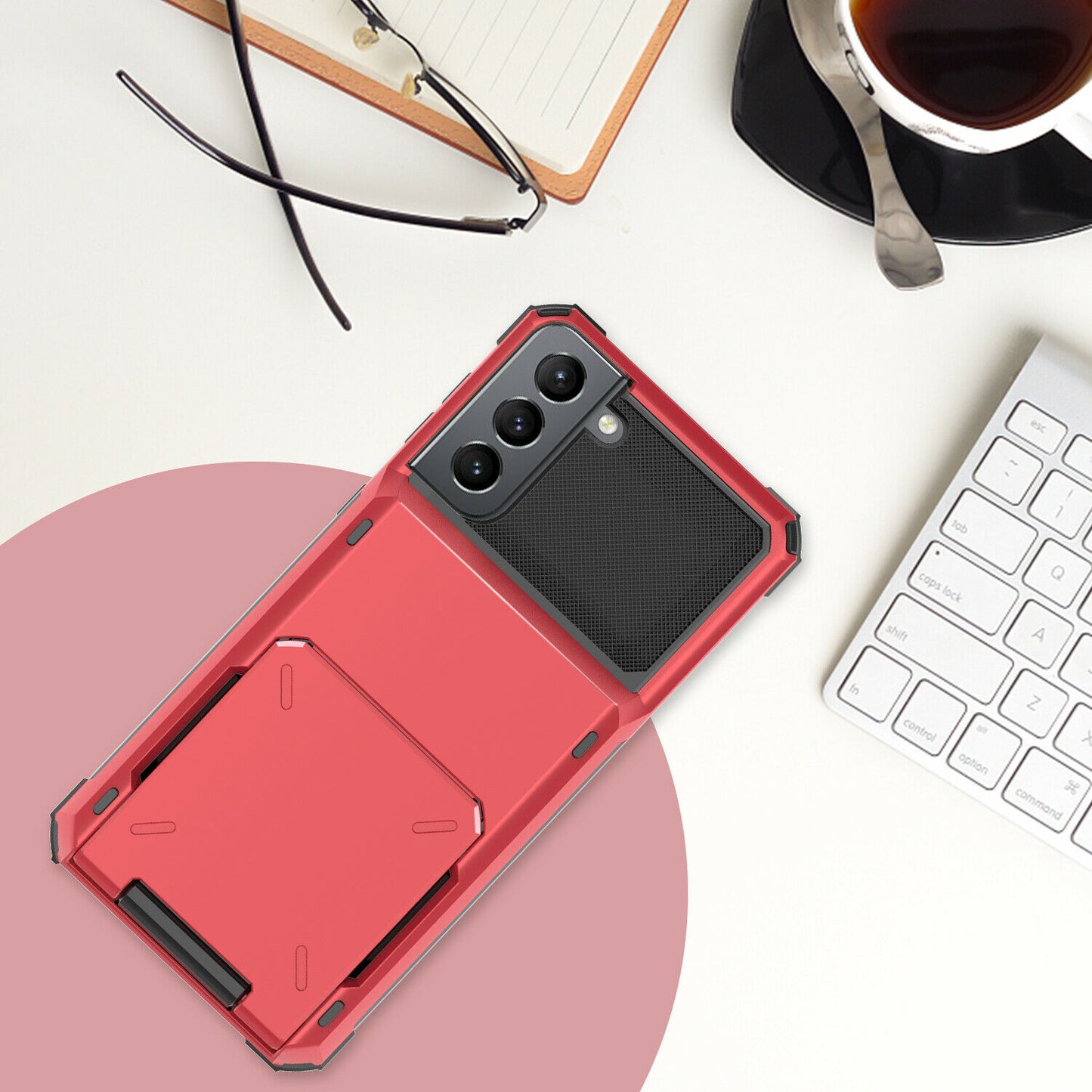 Case Card Slots Holder Wallet Rugged for Samsung Galaxy series - carolay.co