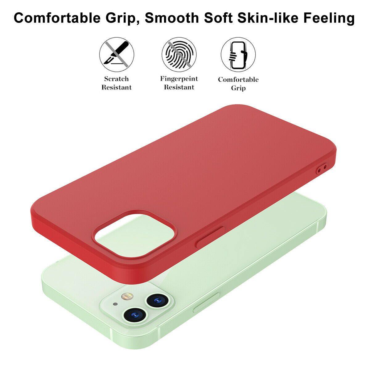 Liquid Silicone Case Soft for iPhone 12 Pro/Max/Mini - carolay.co