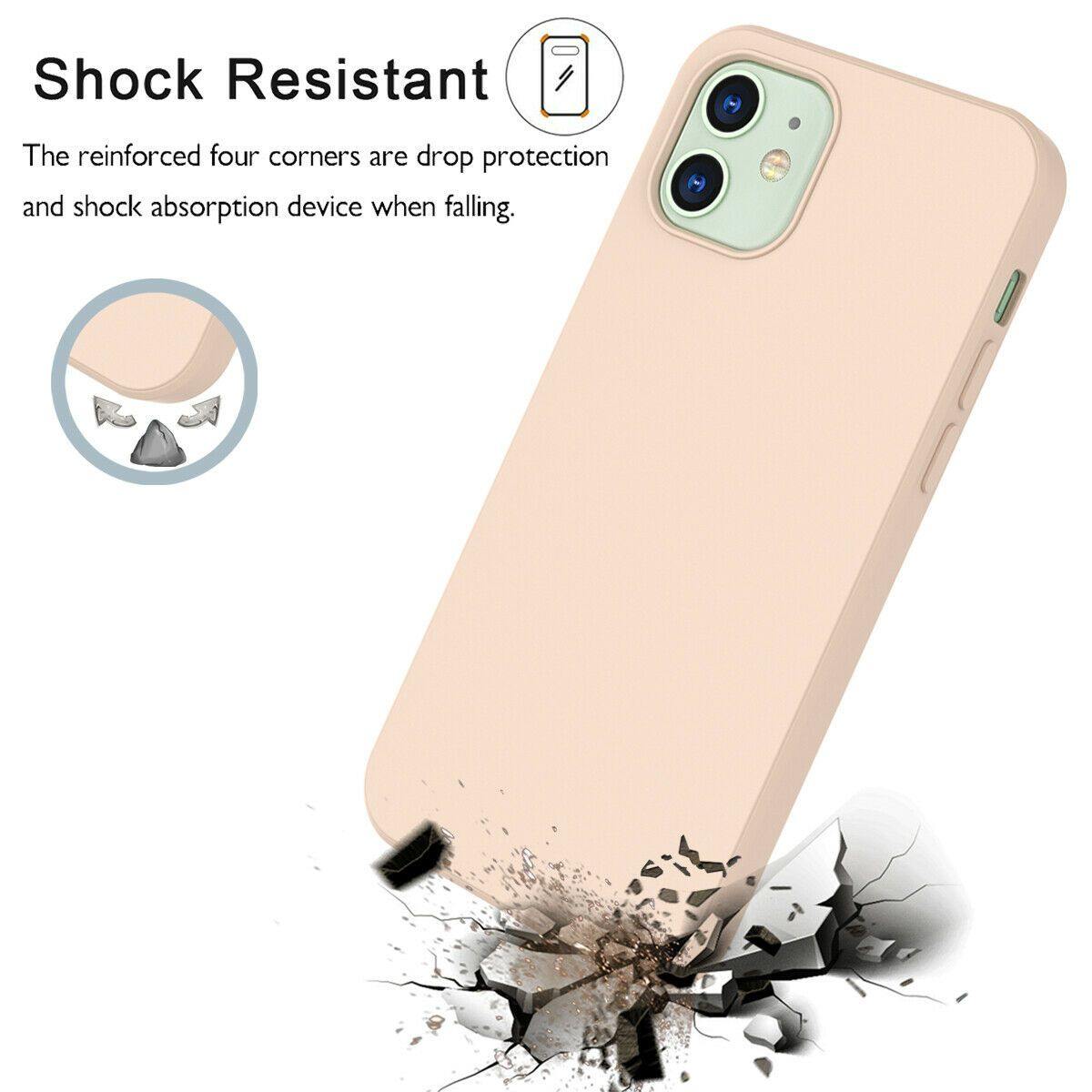 Liquid Silicone Case Soft for iPhone 12 Pro/Max/Mini - carolay.co