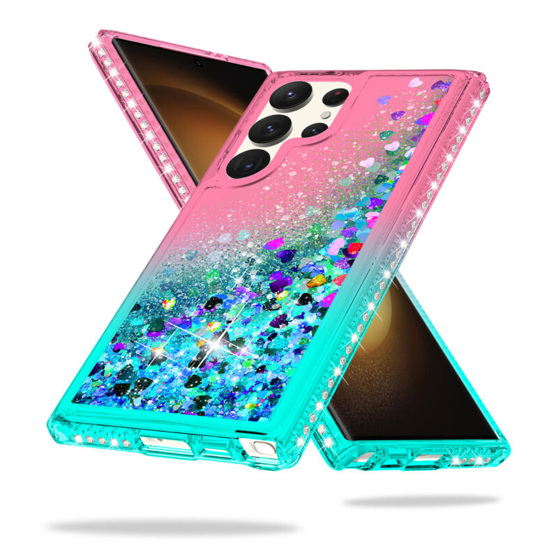 Case Liquid Bling Hybrid For Samsung Galaxy S23