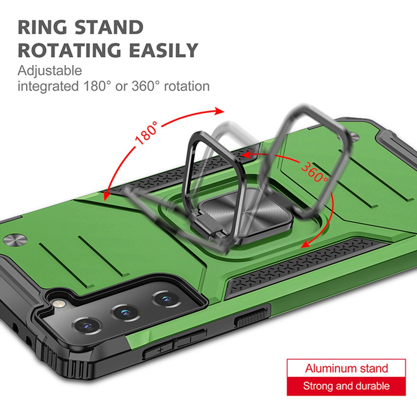 Case Shockproof Magnetic Ring for Samsung Galaxy S21/Ultra/Plus - carolay.co