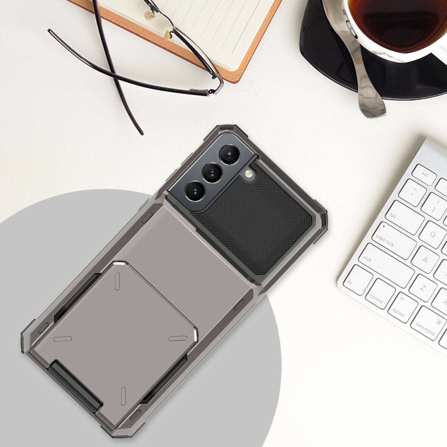 Case Card Slots Holder Wallet Rugged for Samsung Galaxy series - carolay.co