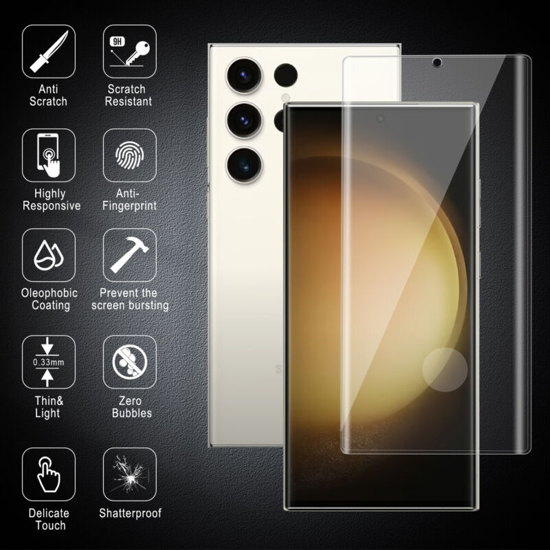 Case Liquid Bling Hybrid For Samsung Galaxy S23